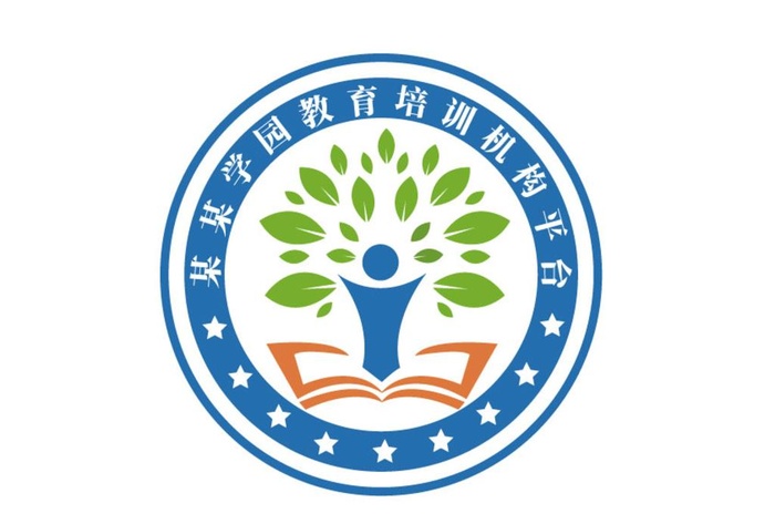 学校徽章,学院,logo,培训,教育,平台,标识,