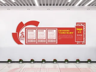 企业文化墙图片