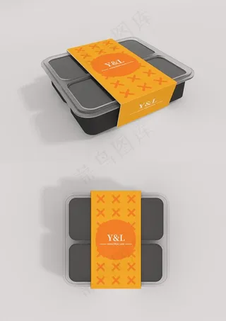 餐盒样机图片