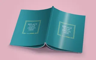 杂志手册画册精品展示样机图片