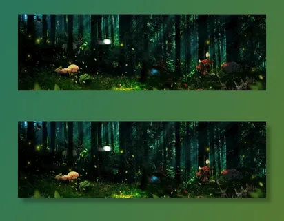 童话森林背景图片