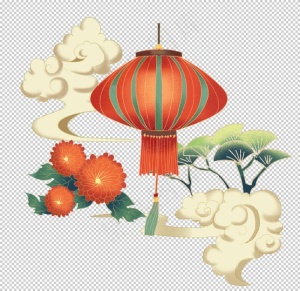 国潮素材图片