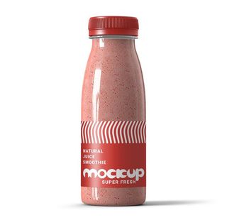 冰沙果汁瓶样机图片