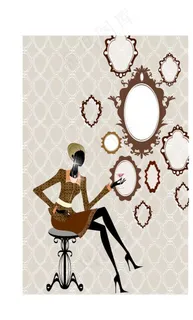 时尚女性生活场景图片