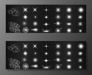 白色闪光和镜头光斑汇总图片