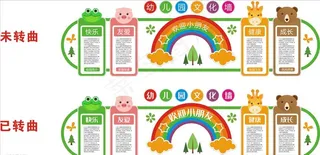 幼儿园文化墙图片