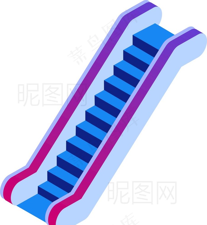 手扶电梯图片eps,ai矢量模版下载