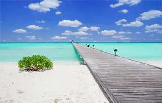 马尔代夫沙滩海岸小岛图片