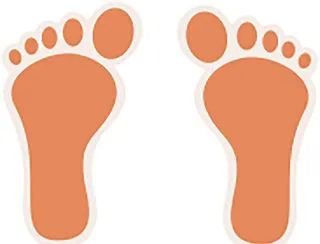 脚印图片