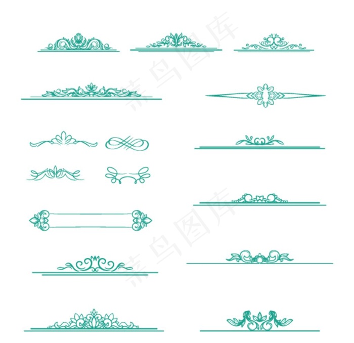 花边图片ai矢量模版下载