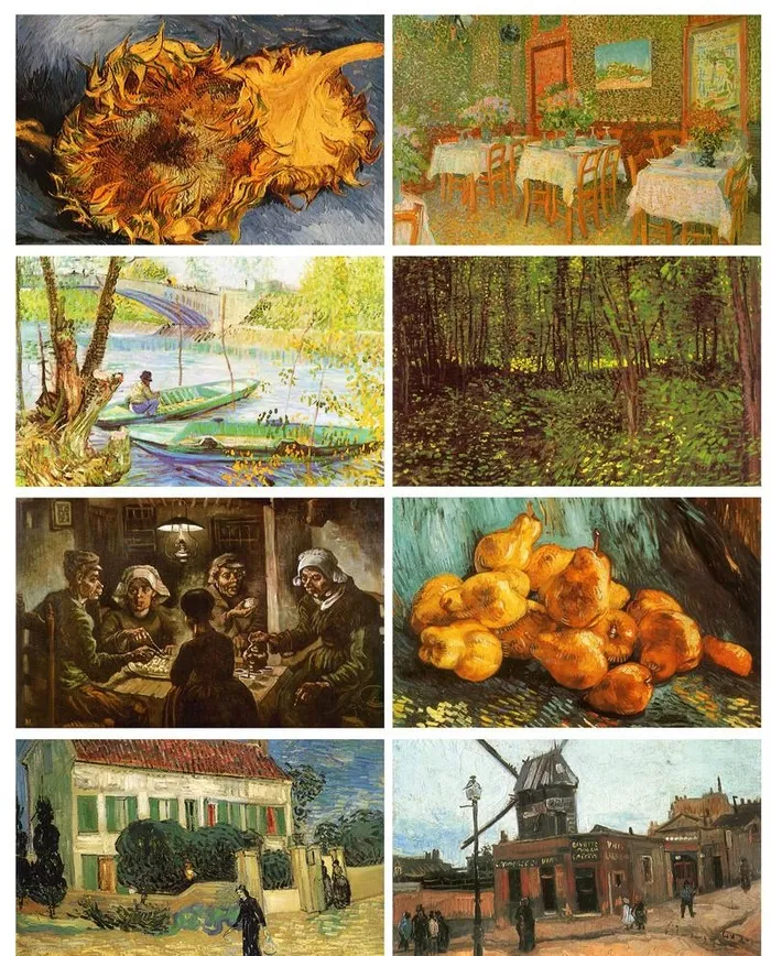 梵高油画作品集图片