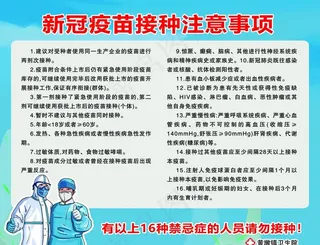 新冠疫苗接种注意事项图片