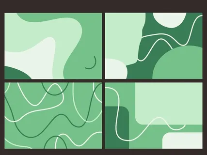 植物生机绿色环保抽象曲线背景图片