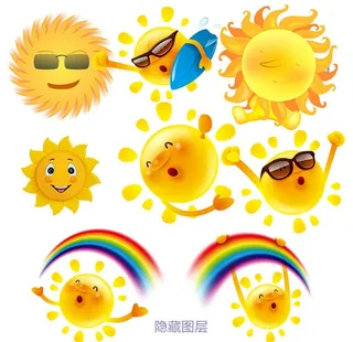 太阳卡通图片