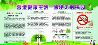 控烟宣传栏图片