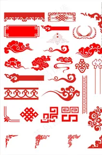 祥云素材祥云花纹图片