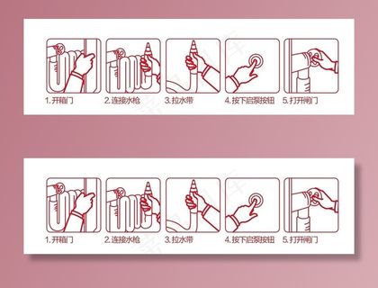 消防栓使用方法图片