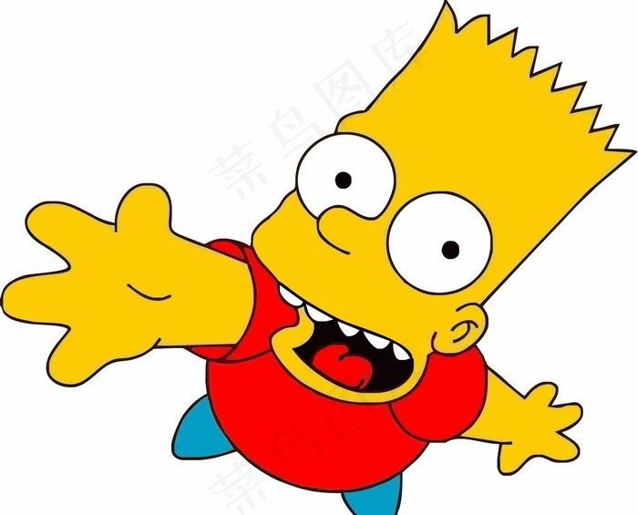 辛普森一家矢量图图片
