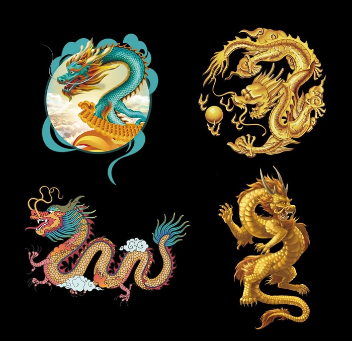 龙图片(1000x1000)psd模版下载