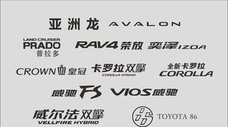 丰田车型LOGO图片