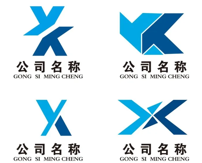 公司logo 字母logo图片cdr矢量模版下载