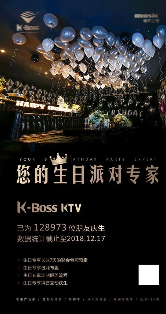 生日派对图片(3000x5333)psd模版下载