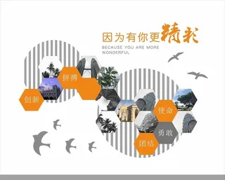 企业文化墙图片