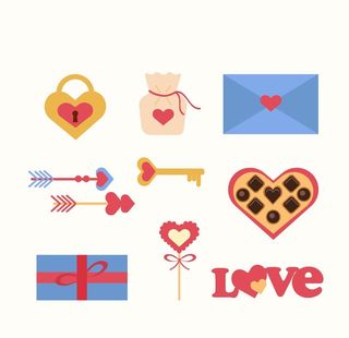情人节元素图片