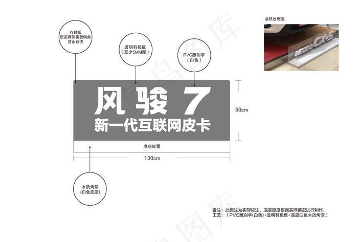 风骏7立体字图片