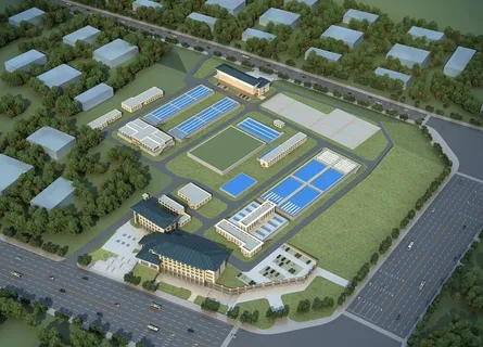 水厂鸟瞰渲染MAX图片 水厂鸟瞰渲染MAX图片