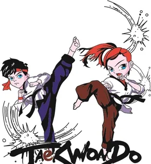 卡通跆拳道图片 卡通跆拳道图片