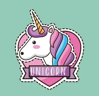 独角兽贴纸图片