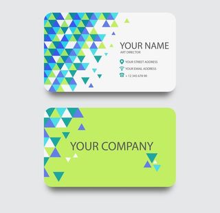 几何名片图片