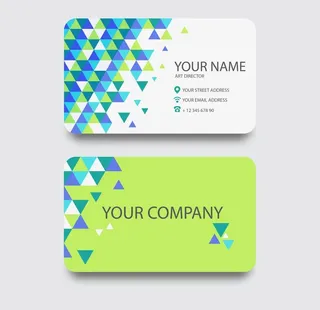 几何名片图片
