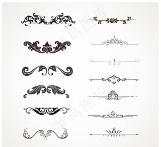 欧式花纹隔断花框图片