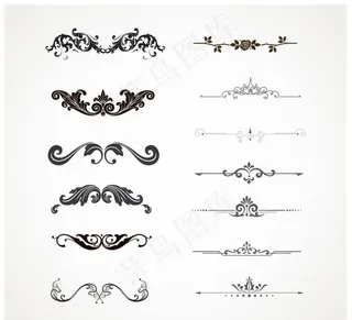 欧式花纹隔断花框图片