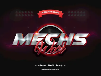 3D金属字 样机效果图 可修改图片