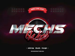 3D金属字 样机效果图 可修改图片