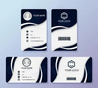 创意员工证件图片