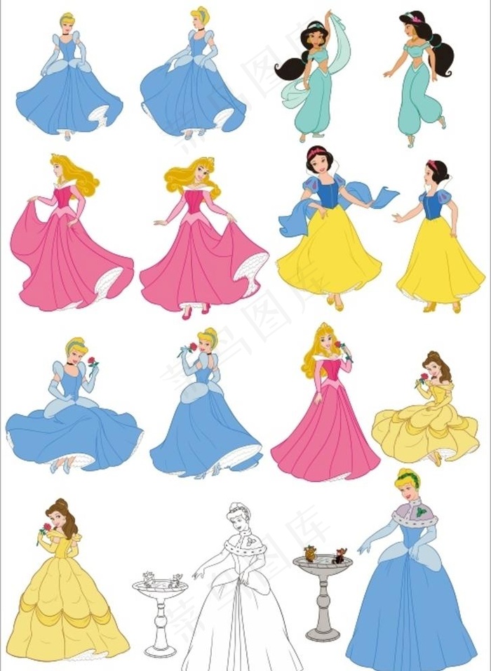 迪士尼公主 肆图片