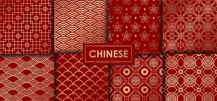 中国风底纹图片ai矢量模版下载