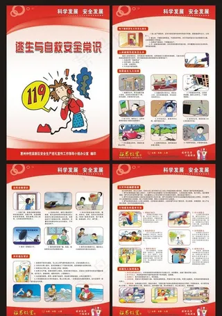 安全常识展板设计图片