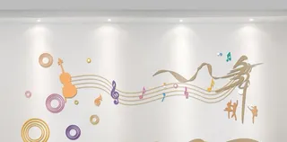 舞蹈室文化墙 CDR图片