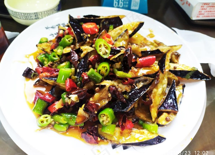 风味茄子图片