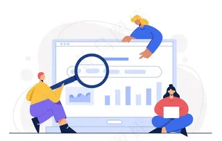 人物插图 扁平办公矢量    图片