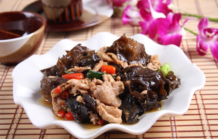 肉炒木耳图片