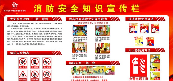 消防安全知识宣传栏图片