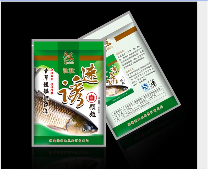 鱼饲料包装图片cdr矢量模版下载