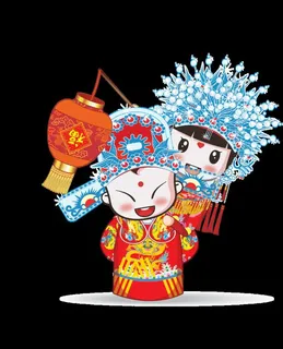 卡通结婚小人图片 卡通结婚小人图片