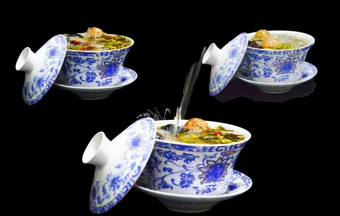 盖碗茶图片
